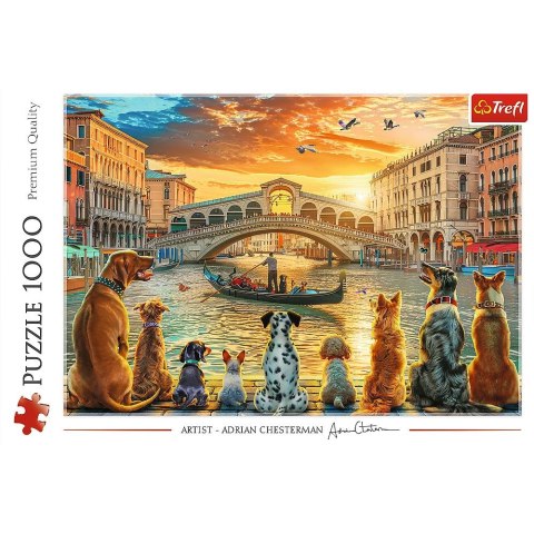 Puzzle Pieski w Wenwcji 1000 el. Trefl (10944)