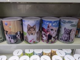 Skarbonka pies/kot metal Adar (544130)