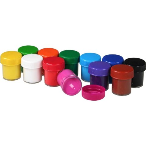 Farby plakatowe kolor: mix 20ml 12 kolor. Fun&Joy (FJ-012)