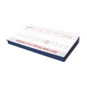 Kalendarz biurkowy Z PIÓRNIKIEM GRANATOWY 290mm x 180mm Wydawnictwo Wokół Nas (KB 033 B)