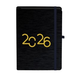 Kalendarz książkowy (terminarz) BLACK/GOLD 2026 A5 Antra (A5 DNS)