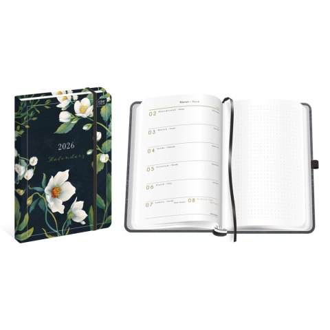 Kalendarz książkowy (terminarz) FIORI mat+uv A5 Interdruk (192K)