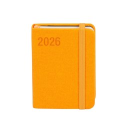 Kalendarz książkowy (terminarz) POMARAŃCZOWY AVANGARDA A7 Antra (2026)