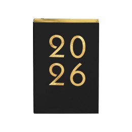 Kalendarz książkowy (terminarz) czarny ART 2026 A5 Antra (A5 DNS)