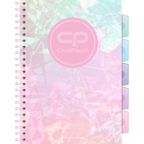Kołozeszyt (kołonotatnik) CoolPack TIE DYE A4 krata Patio (93761CP)
