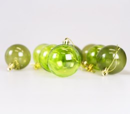 Bombki Zestaw bombek transparentnych (8 szt.) - zielone Arpex (BN6545ZIE-6149)