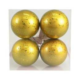 Bombki Zestaw bombek z efektem rosy (4 szt.) - złoty Arpex (BN6422ZLO-6132)