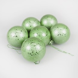 Bombki Zestaw bombek z efektem rosy (6 szt.) - szałwiowy Arpex (BN6484SZA-6125)