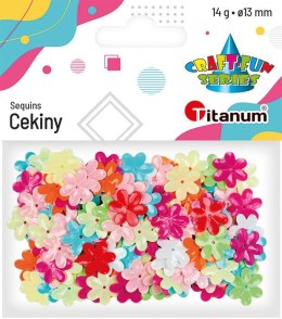 Cekiny Craft-Fun Series kwiatki kolorowe 14g Titanum (CK061)