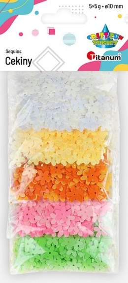 Cekiny Craft-Fun Series kwiaty mix 5g Titanum (CPK5x5)