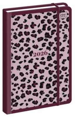 Kalendarz książkowy (terminarz) mat+uv PATTERN A6 Interdruk (192 strony)