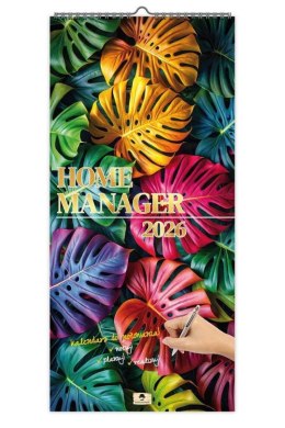 Kalendarz ścienny PASKOWY SZEROKI HOME MENAGER 220mm x 470mm Pan Kalendarzyk (KPS V.1)