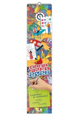 Kalendarz ścienny PASKOWY WĄSKI organizer 106mm x 470mm Pan Kalendarzyk (KPW V.2)