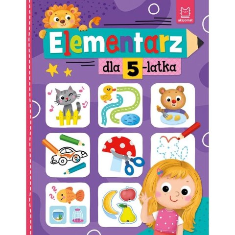 Książka dla dzieci Elementarz dla 5-latka Aksjomat