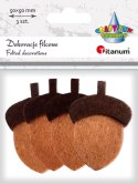 Ozdoba filcowa Craft-Fun Series Żołędzie Titanum (EA974)