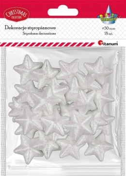 Ozdoba styropianowa Craft-Fun Series gwiazdki Titanum (23YX0326-2(WHITE))