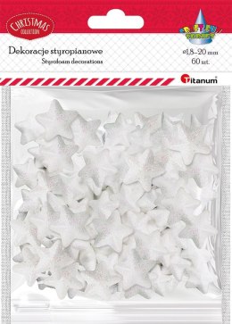 Ozdoba styropianowa Craft-Fun Series gwiazdki Titanum (23YX0326-3(white))