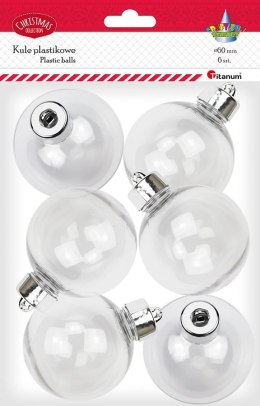 Ozdoba świąteczna Craft-Fun Series Kule plastikowe Titanum (DIY-XM(534))