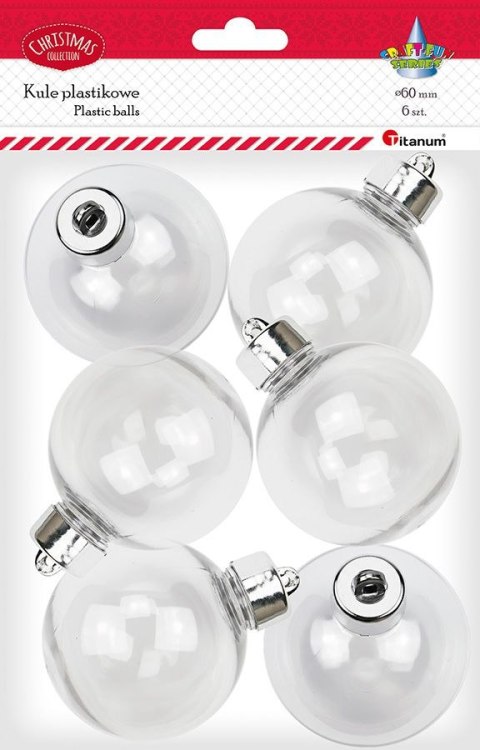 Ozdoba świąteczna Craft-Fun Series Kule plastikowe Titanum (DIY-XM(534))