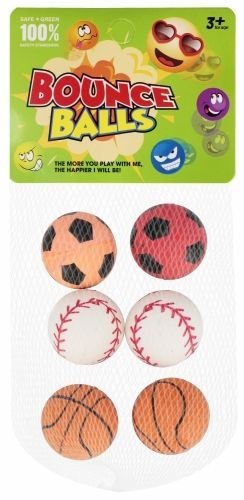 Piłka kauczukowa 3cm, 6 szt. Mega Creative (569748)