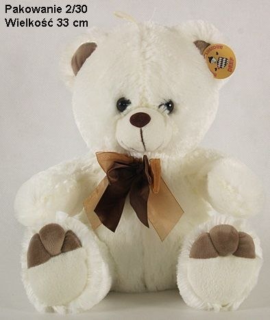 Pluszak Miś stopek jasny duży [mm:] 330 Deef (02971)