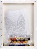 Zestaw kreatywny Malowanie po numerach 30x40cm York Flamingo Line (FSY279)