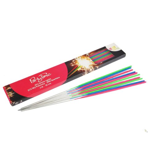 Zimne ognie neonowe kolory (10 szt.) 25cm Arpex (OS2042)