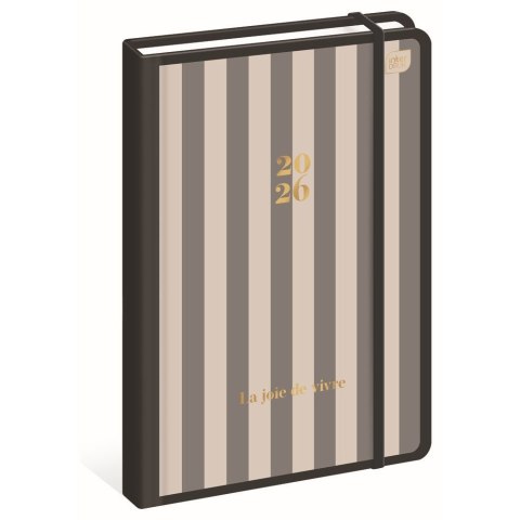 Kalendarz książkowy (terminarz) MET STRIPES A6 Interdruk (192 strony)