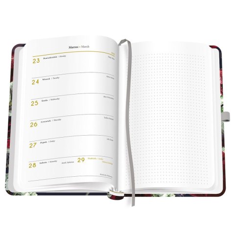 Kalendarz książkowy (terminarz) MET STRIPES A6 Interdruk (192 strony)