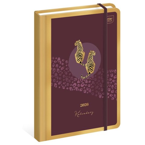 Kalendarz książkowy (terminarz) METAL. satin B6 Interdruk (192 strony)