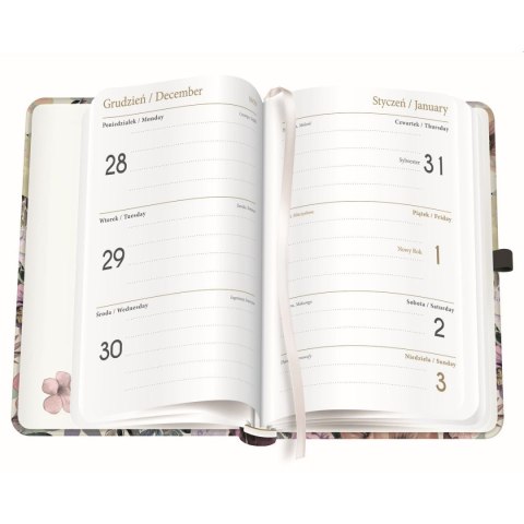 Kalendarz książkowy (terminarz) mat+uv NAVY A6 Interdruk (192 strony)