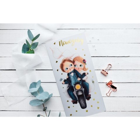 Kartka składana DL KARNET DL Slub MOTOR Henry (5907465661836)