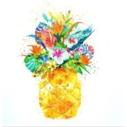 Kartka składana kw KARNET KW HS Ananas Henry (5907465664479)