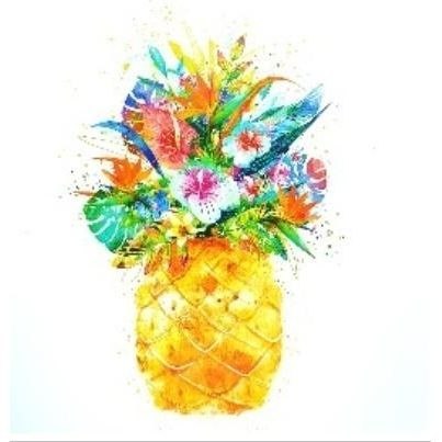 Kartka składana kw KARNET KW HS Ananas Henry (5907465664479)