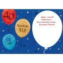 Kartka składana Karnet A5 40 balony A5 Henry (5905701484089)