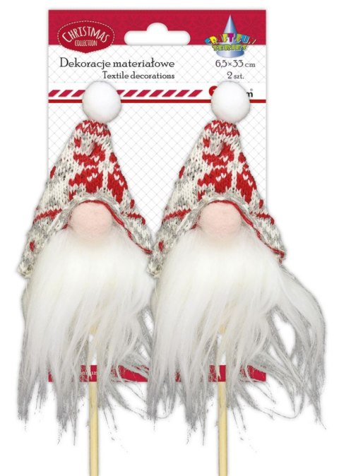 Ozdoba świąteczna Craft-Fun Series Skrzat na piku XMAS Titanum (DIY-XM(27))