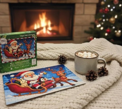 Puzzle Jingle Ride with Santa 90 el. Alexander (50875)