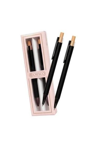 Zestaw piśmienniczy DYPLOMAT CZARNY Dy-02 DŁUGOPIS +OŁÓWEK Cresco (250053)