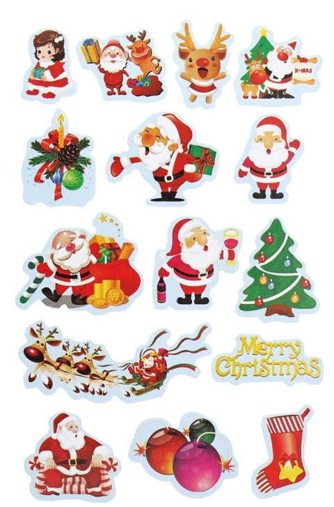 Naklejka (nalepka) Craft-Fun Series 10 plansz Boże Narodzenie Titanum (25XQ0521-6)