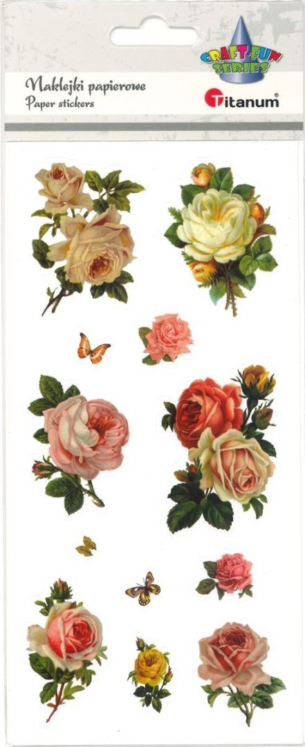 Naklejka (nalepka) Craft-Fun Series róże Titanum (25BJ033163)