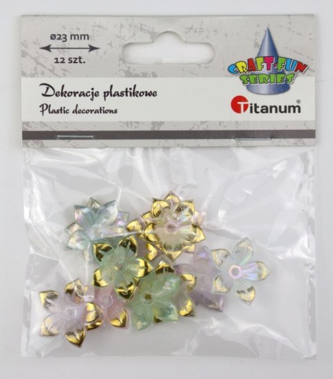 Ozdoba akrylowa Craft-Fun Series kwiatki Titanum (25NR002)