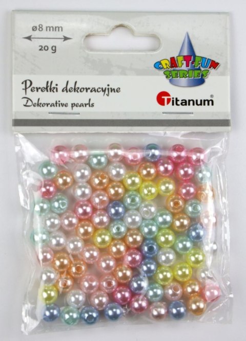 Perełki Craft-Fun Series 6mm mix Titanum (BJ25042729)