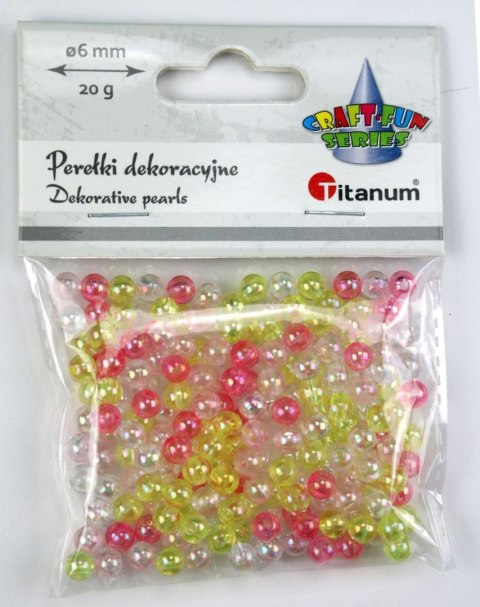 Perełki Craft-Fun Series 6mm mix Titanum (BJ25042730)