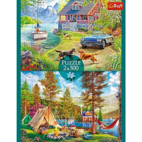 Puzzle Letni relaks 2x500 el. Trefl (37497)