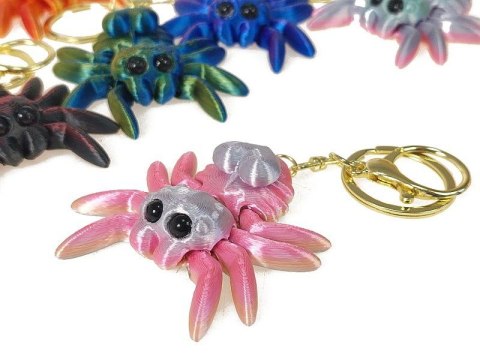 Brelok 3d pająk, mix kolorów Adar (622029)