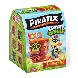 Figurka PIRATIX Crazy Jungle Klatka Kryjówka + Figurka Orbico Sp. Z O.o. (PPX3D412IN00)