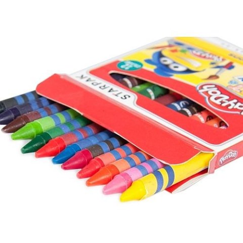 Kredki świecowe Play-Doh 12 kol. Starpak (453892)