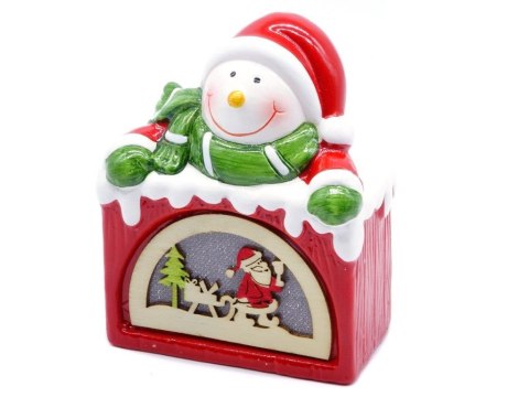 Ozdoba świąteczna dekoracja ceramiczna 11,5cm mix One Dollar (365308)