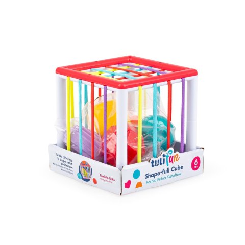 Zabawka edukacyjna KOSTKA PEŁNA KSZTAŁTÓW Tuli Fun (TF30113)
