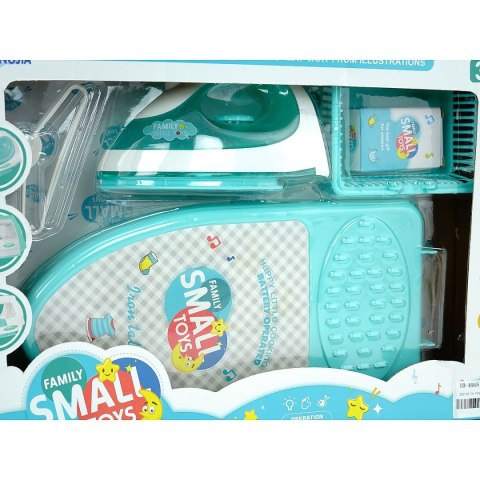 Żelazko zabawkowe na baterie, światło i dźwięk Adar (522312)